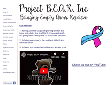 Tablet Screenshot of projectbear.com